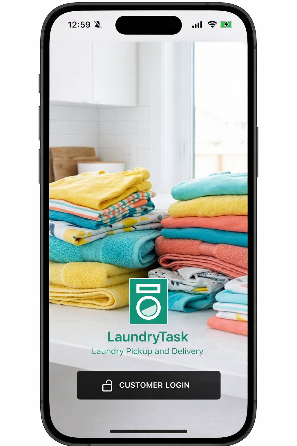 screenshot laundrytask app
